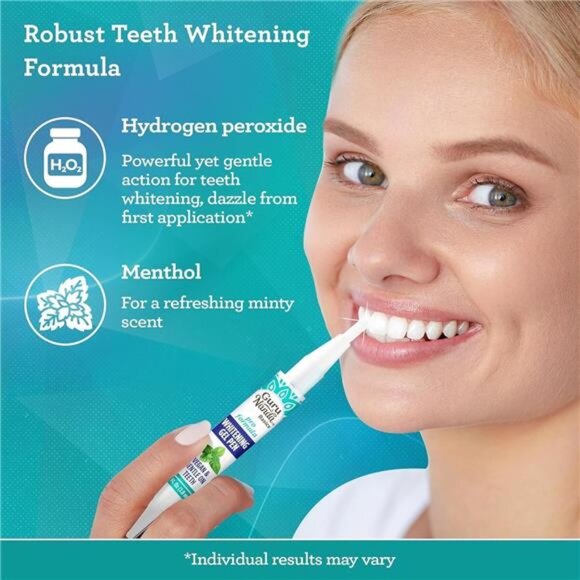 Mint‎ Flavor Teeth Whitening Pen 0.06 fl oz 20 Uses, Vegan & Gentle on Teeth Pro - Picture 2 of 6
